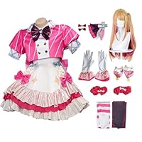 推しの子 星野アイ コスプレ衣装 S ウィッグ7点セット コスチューム ルビー 推しの子 星野アイ コスプレ衣装 S ウィッグ7点セット